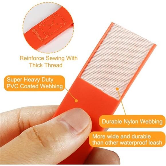 Waterproof Long Dog Leash, 20ft Dog Training Leash for Outside, Durable PVC Long - Picture 3 of 7